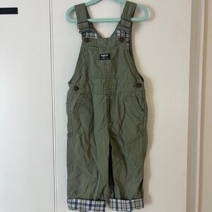 OshKosh B'gosh Olive Kids Overalls